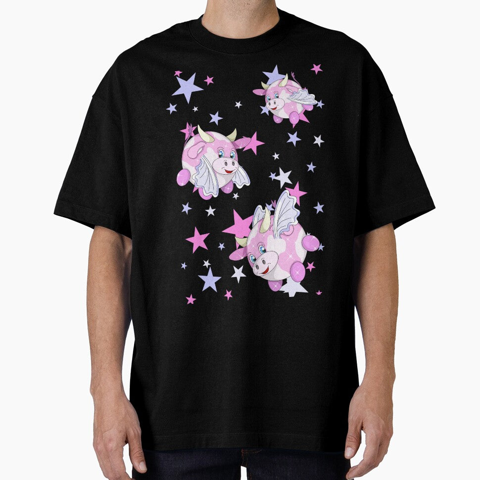 flying cartoon cow by BeingNow