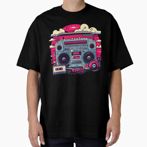 90's Retro Boombox by D-Dreamweaver