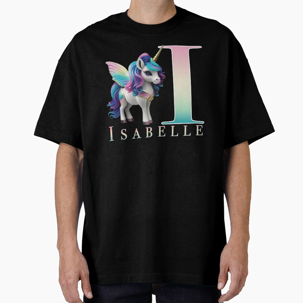 Isabelle name with a cute unicorn by Lubellebubble20