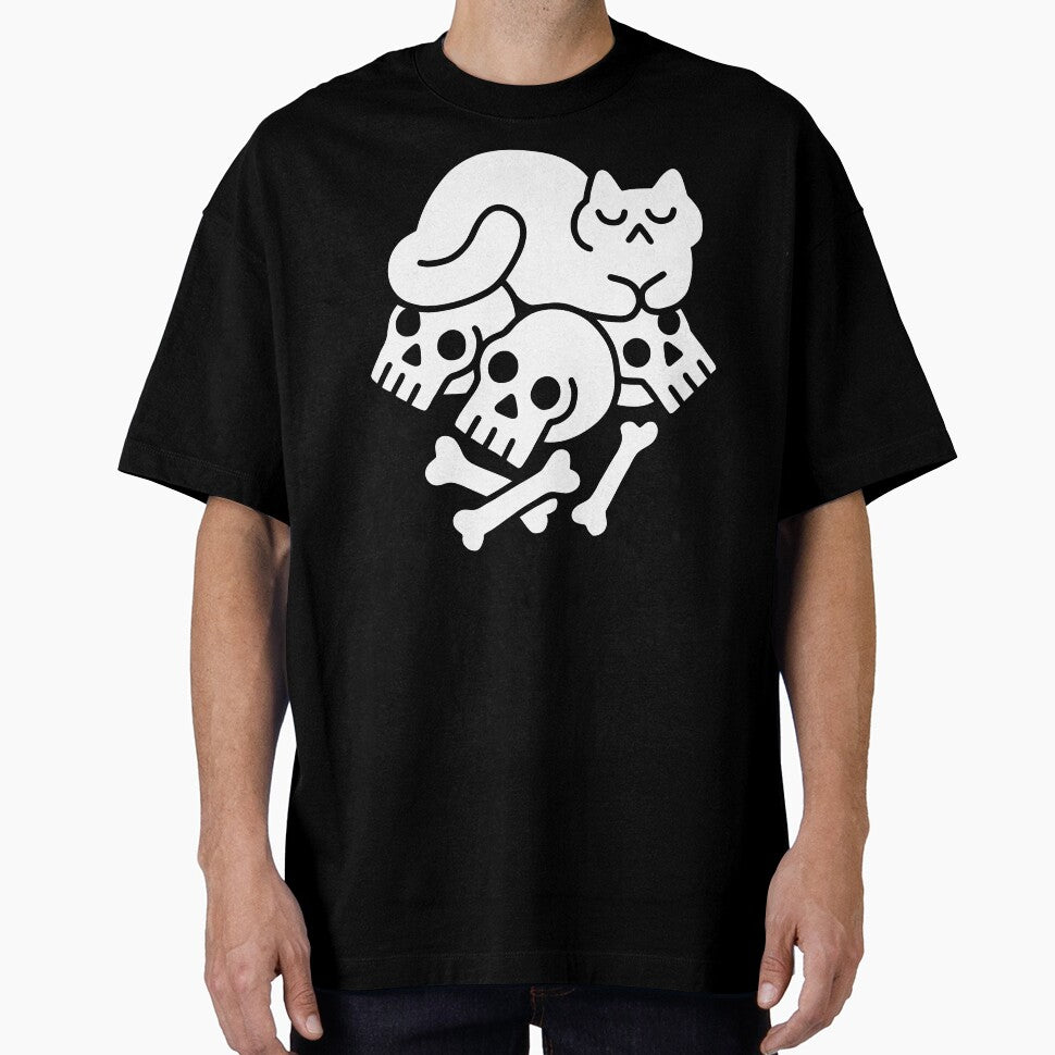 Catnap on a Pile of Bones by obinsun