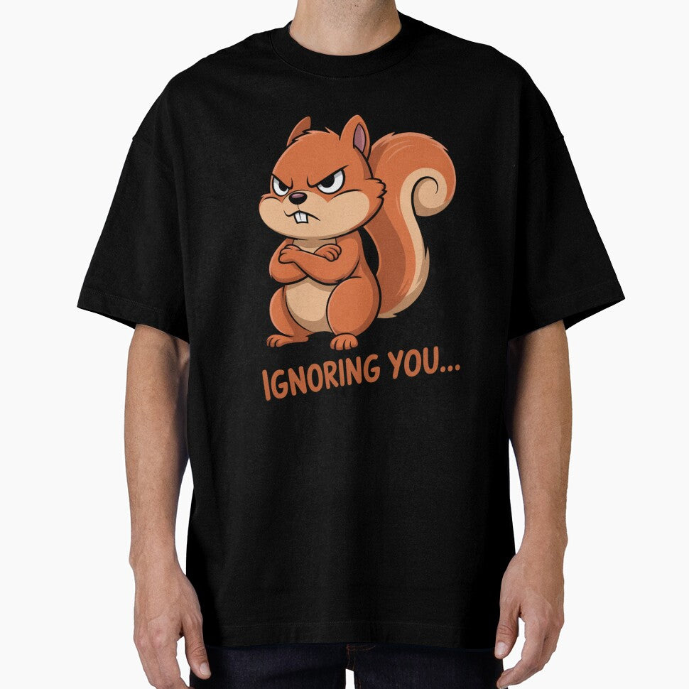 Ignoring You Funny Angry Squirrel by Gallory Hive