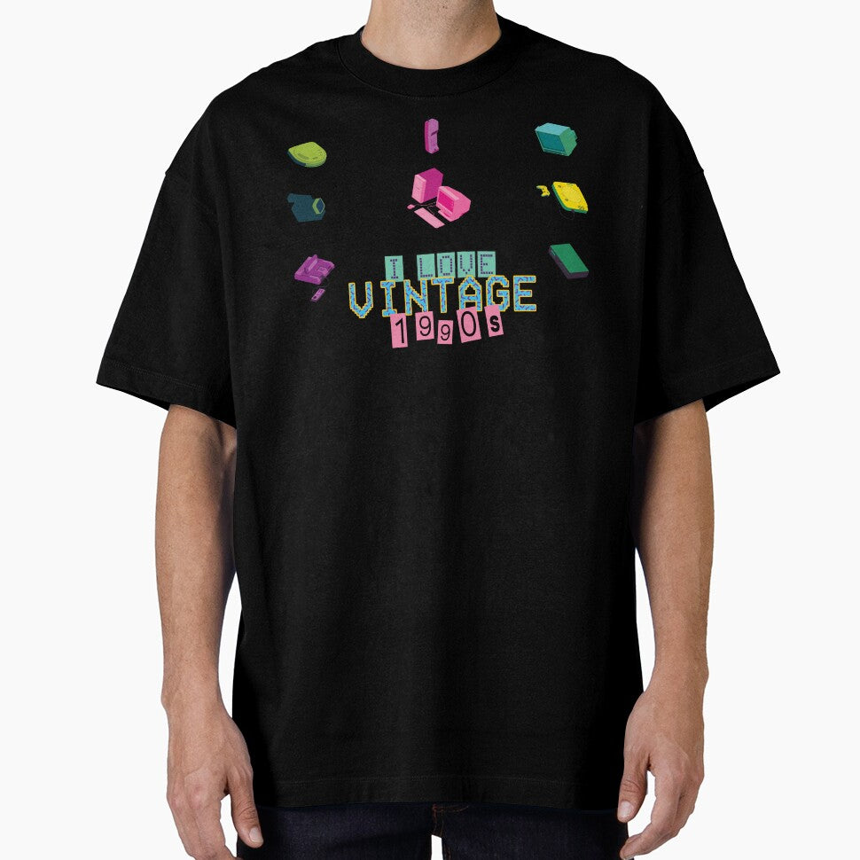 I Love Vintage 1990s Retro Design – Classic 90s Nostalgia Graphic by MEMORY-LN-Tees