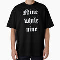 Nine While Nine – Gothic Sisters of Mercy Tribute Typography by simpledarkwavewisdom