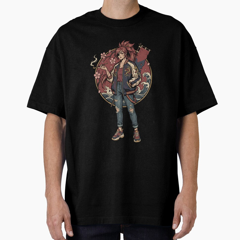 Casual Baiken Guilty Gear Strive – Streetwear Ronin Art by Senpaiwaves