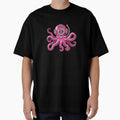 Pink octopus with diving helmet by Ingo Menhard