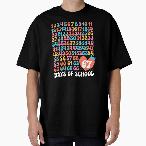 67Th Day Of School Teacher Kids Funny Six Seven 100Th Days by merlinnears