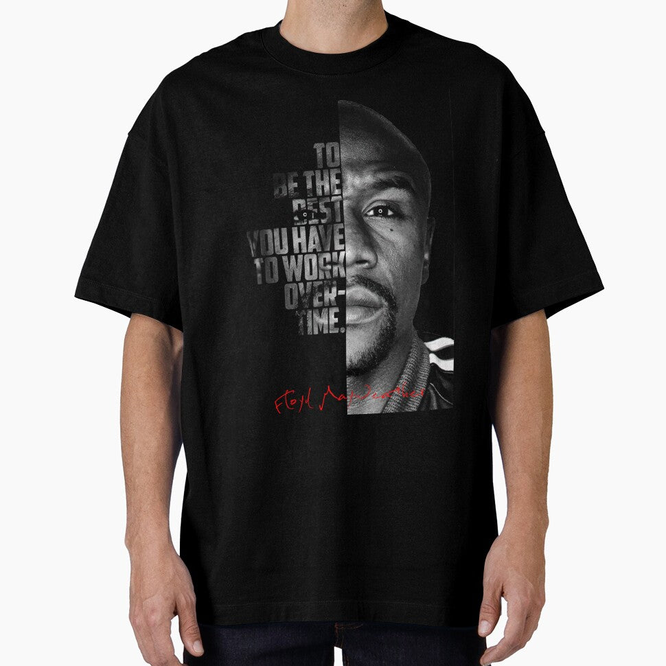Black and white Floyd Mayweather quote. by The Wise Fortress