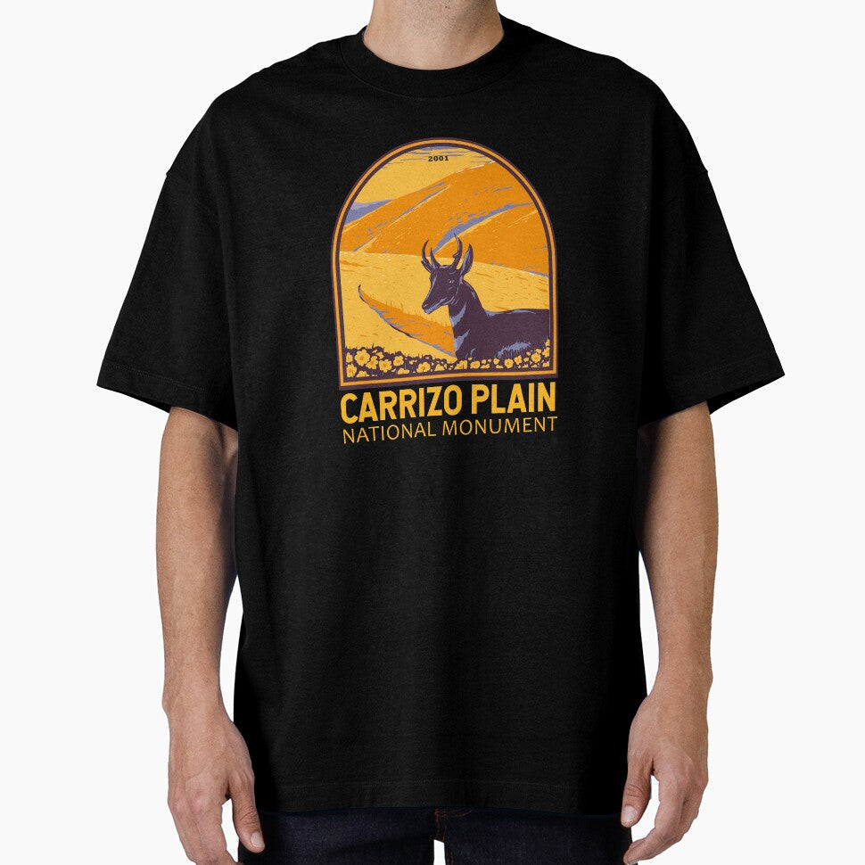 Carrizo Plain National Monument California Emblem by KrisSidDesigns