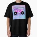 Totally Sweet Retro Cotton Candy Boombox by Deborah Camp