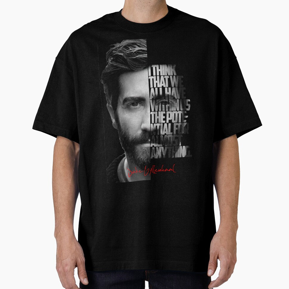 Black and white Jake Gyllenhaal quote. by The Wise Fortress