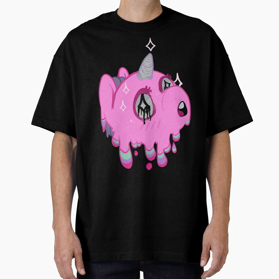 Pastel goth melting Unicorn by Paintingpixel