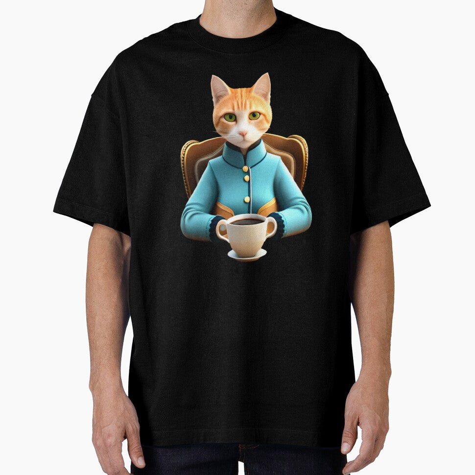 Coffee Lover Cat Mother by mdpzart