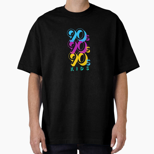 90s Kids Design in Vintage Hot Blue Purple Gold and Green by SteamParliament