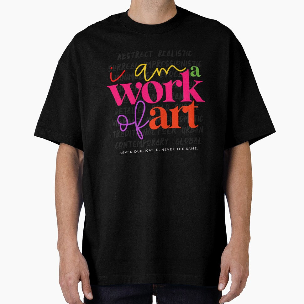 I AM A WORK OF ART by alegnacreates