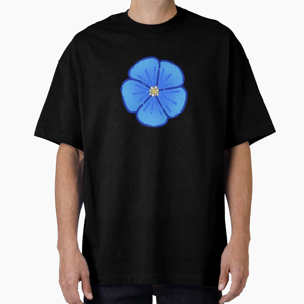 Blue Flower Simple Design by AveryZi