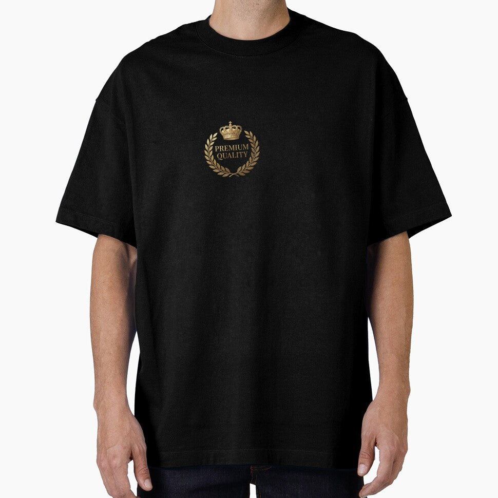 Premium Quality Laurel Crown Gold Badge by BinAlgoPix