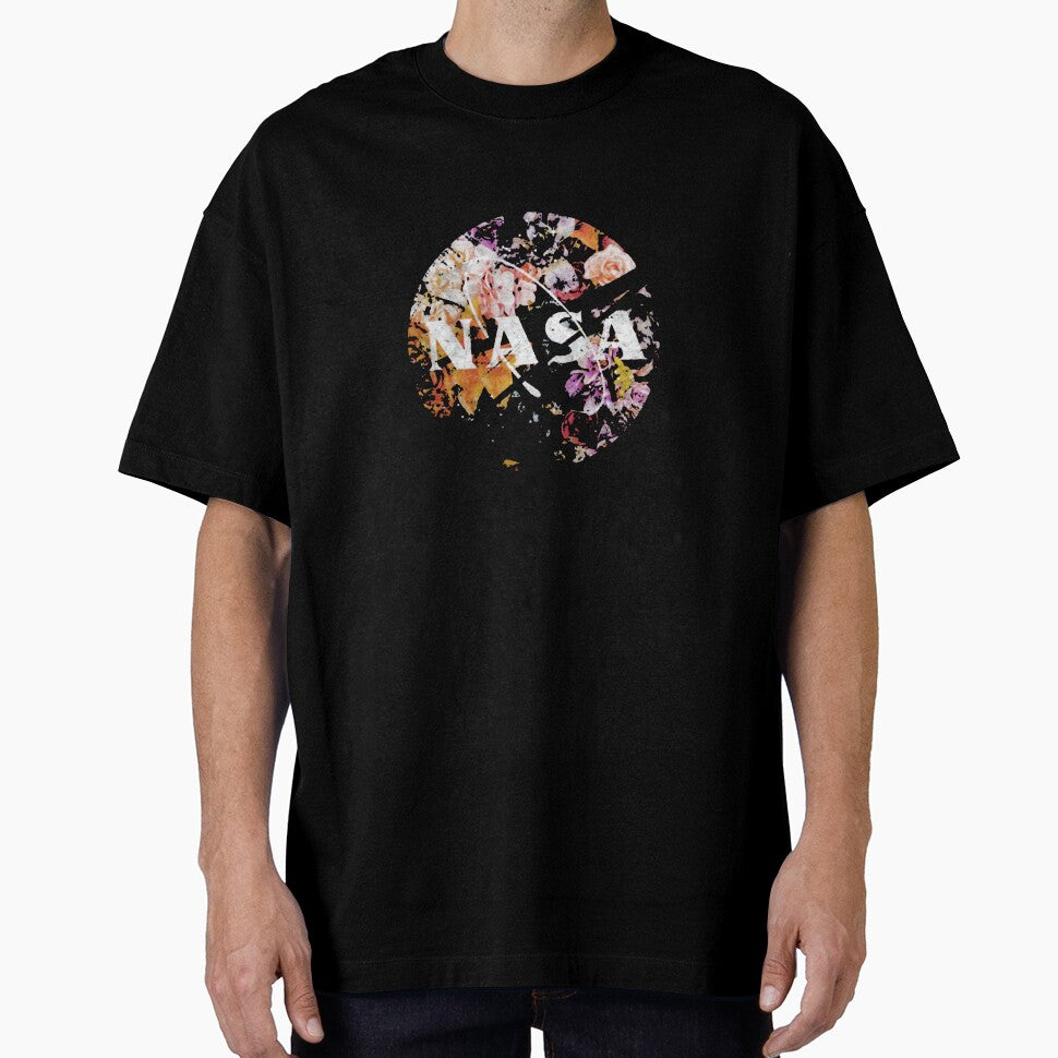 NASA Vintage Flowers Emblem T-Shirt_1601277 by CNMG4
