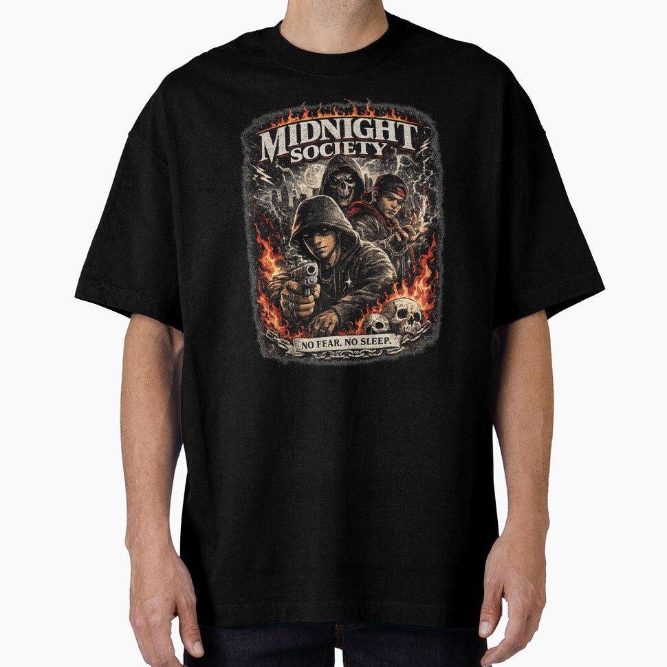 Midnight Society Vintage Streetwear Design by a1qualityd