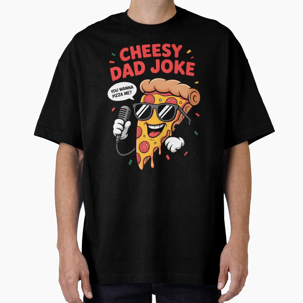 Cheesy Dad Joke Slice of Pizza by box-artshop