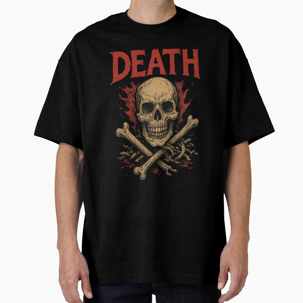 Metal Oversized T-Shirt by Jackfruitss