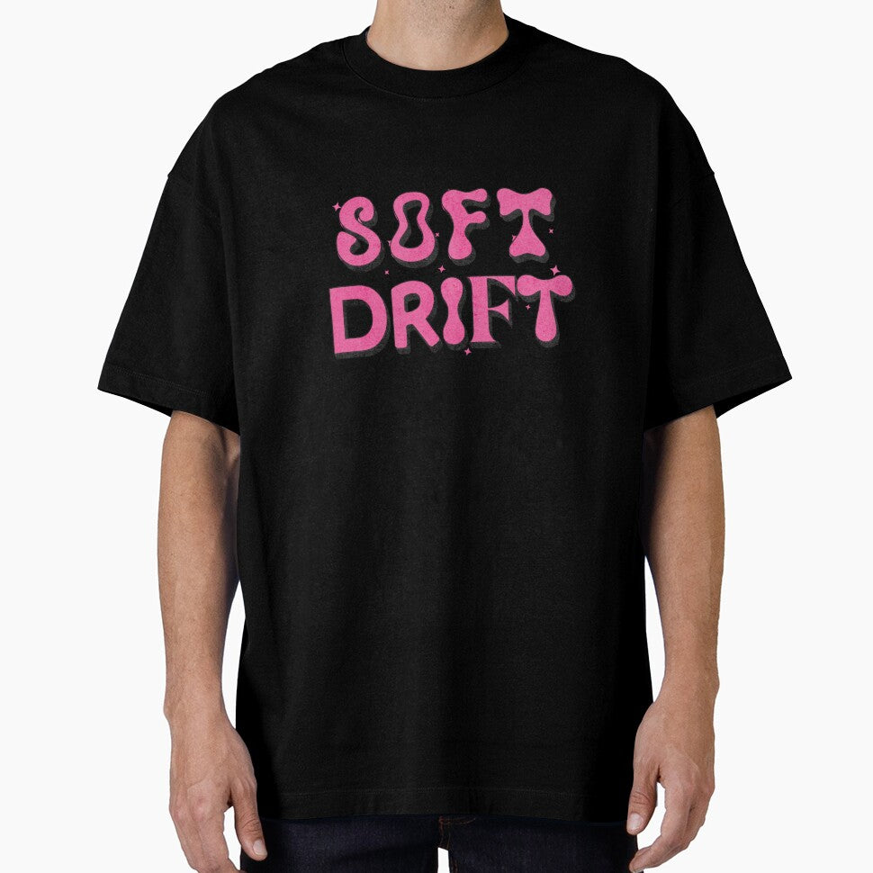 Soft Drift – Pink Aesthetic Typography Sticker by zaviii18