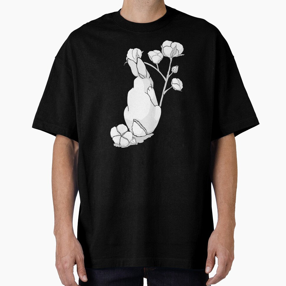 Cottontail Black and White by etchBstudios