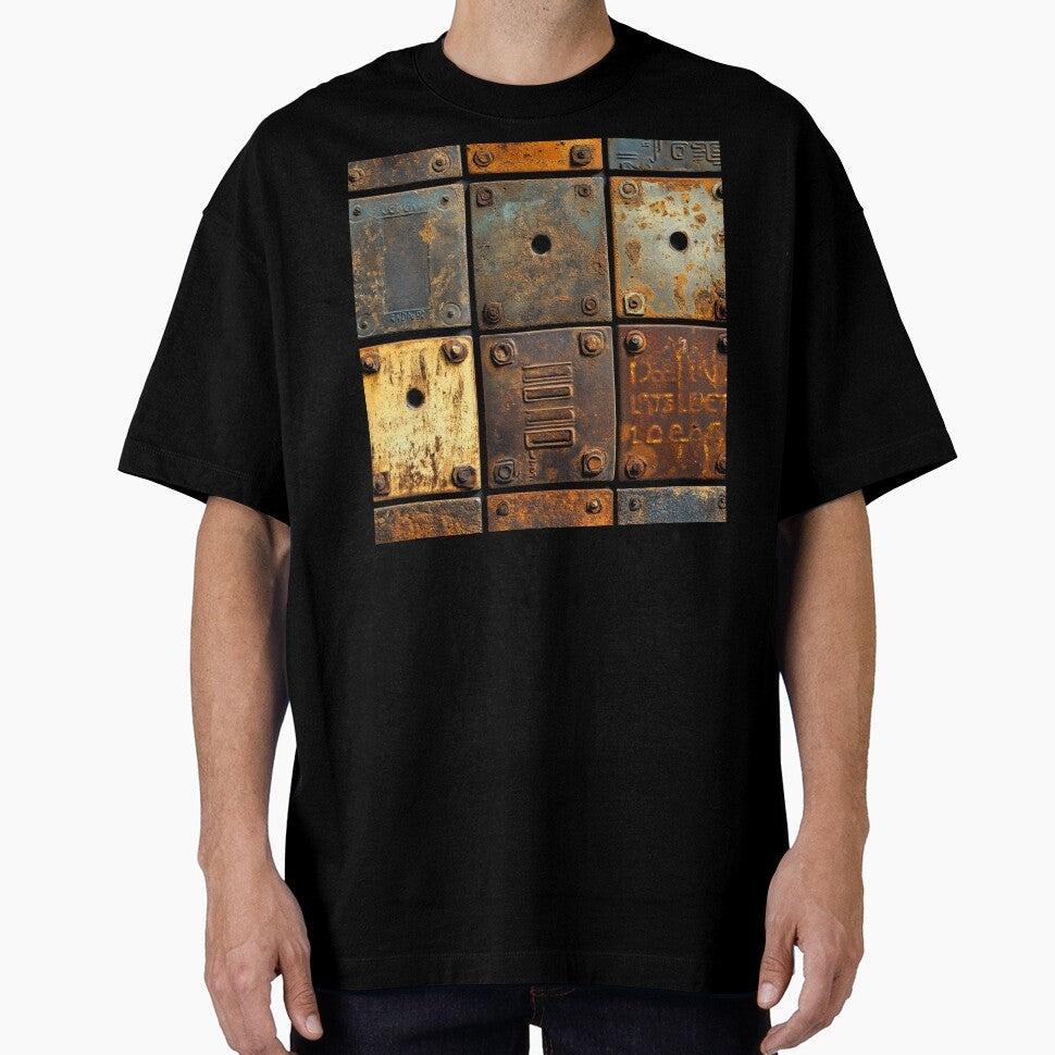 Chic Industrial Urban Rusted Colors Metallic-Like Designs by DEC02