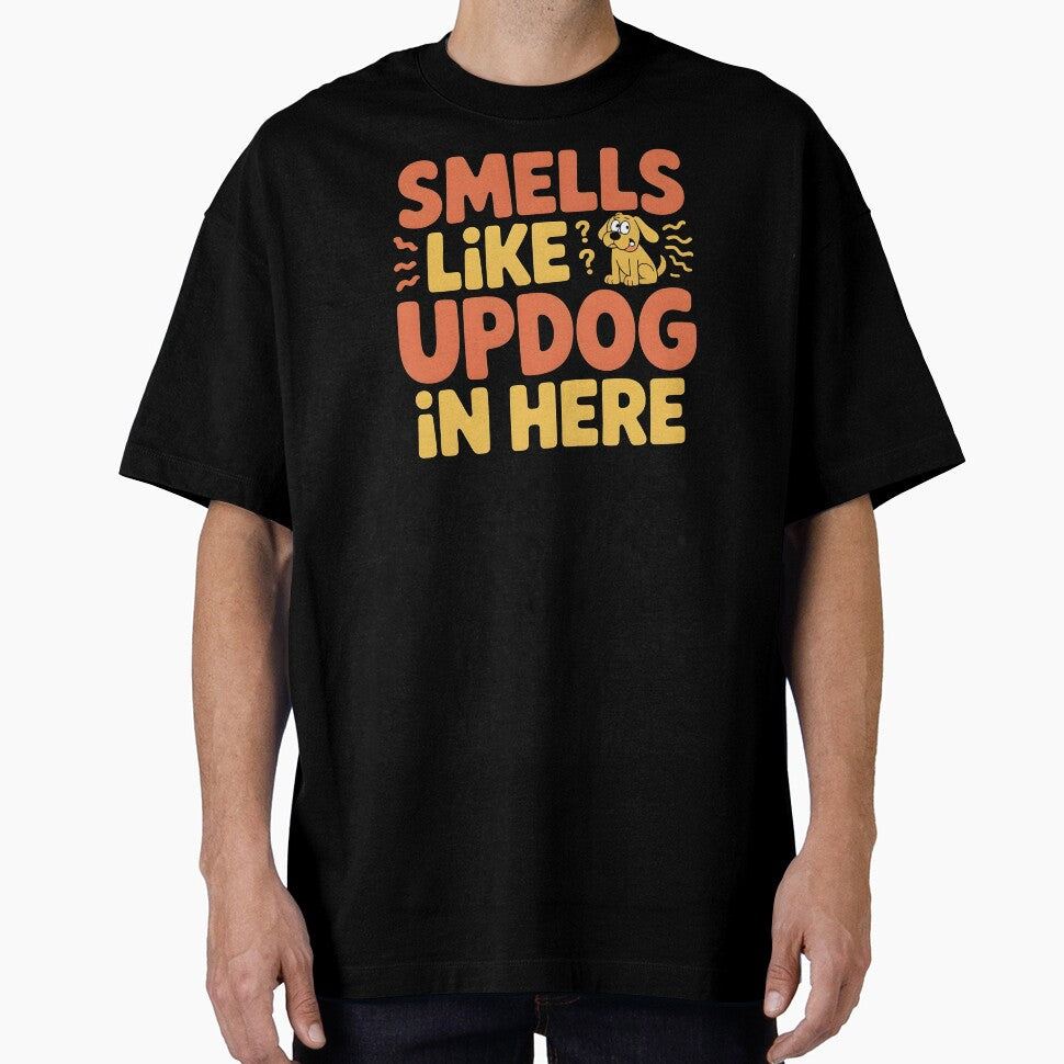 Smells Like Updog In Here – Funny Dad Joke Sarcastic Saying by Redgiant87x