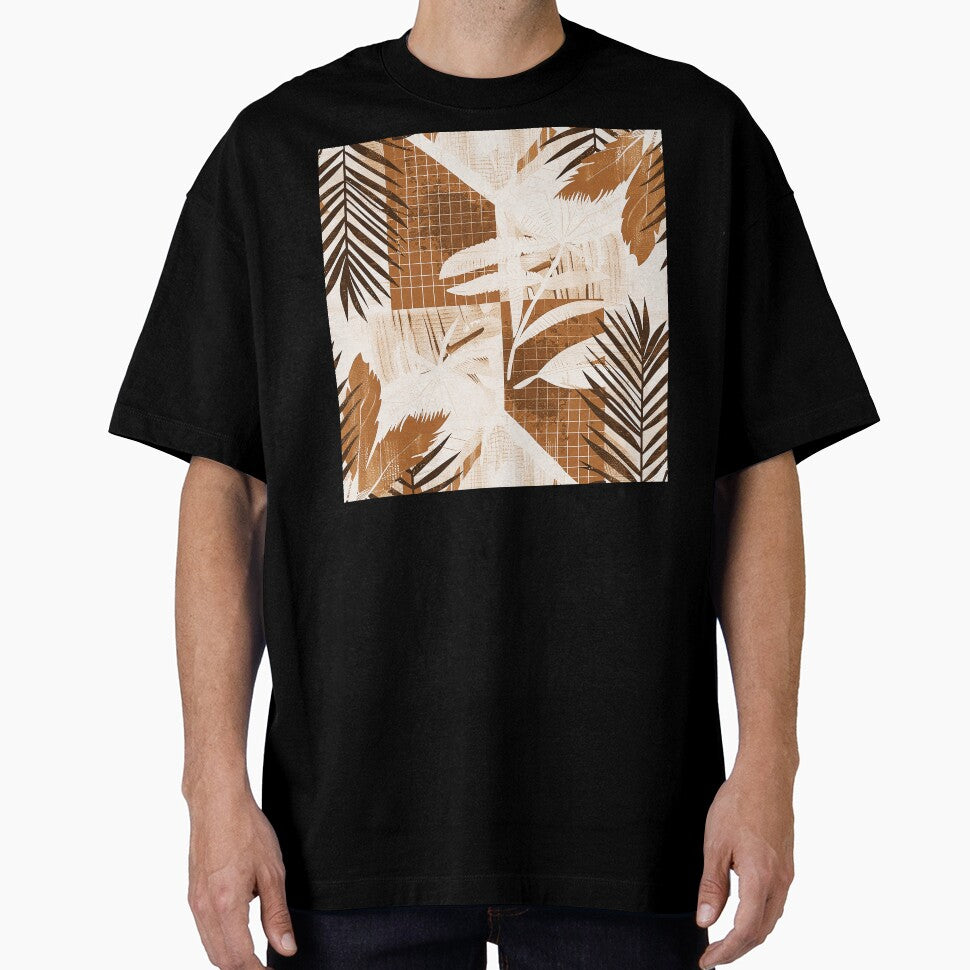 Boho Earth Tones And Caramel Hues Abstract Art by DEC02