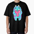 Purple Spot Monster With Heart by missmann