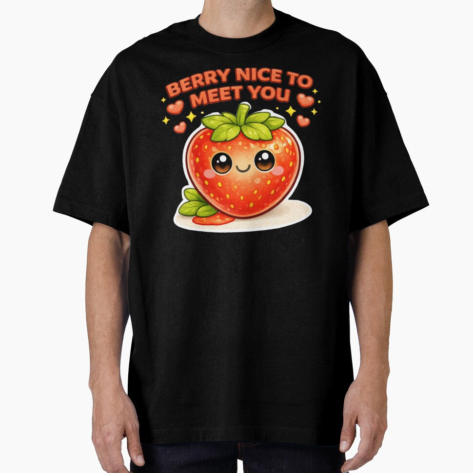 Berry Nice To Meet You Strawberry by Papier Atelier Art