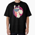 Cool Llama With Sunglasses - 80s 90s Retro Nostalgia by AaaleXX