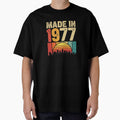 Made in 1977 Vintage Retro Sunset Design by Pixelogia