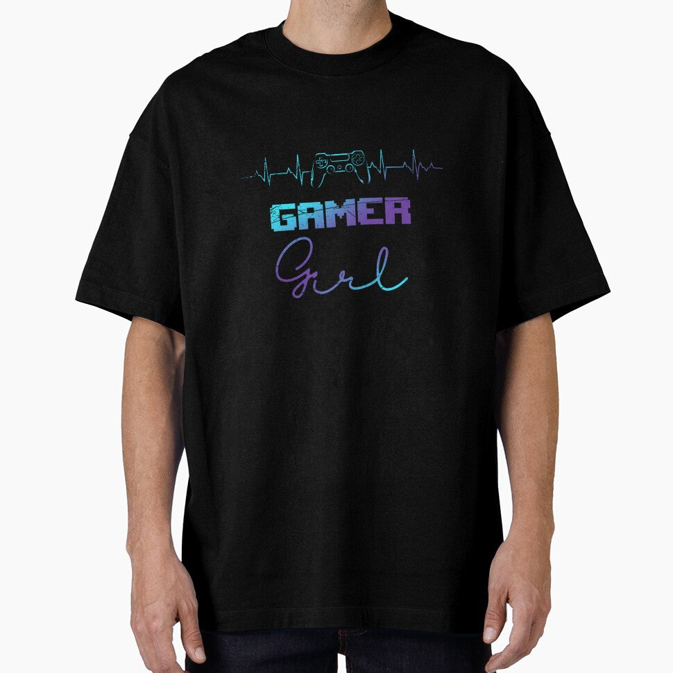 Gamer Women Girls Heartbeat Video Games Controller Gaming by taaddison50