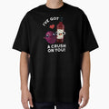 I've Got A Crush On You Funny Grape Wine Pun (Dark BG) by punnybone