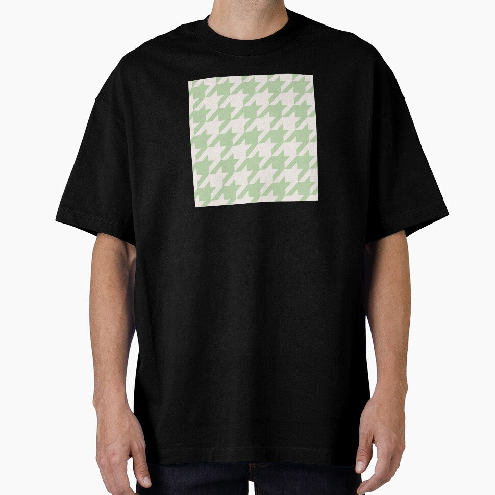 Mint Cream Houndstooth by curtjankadesign