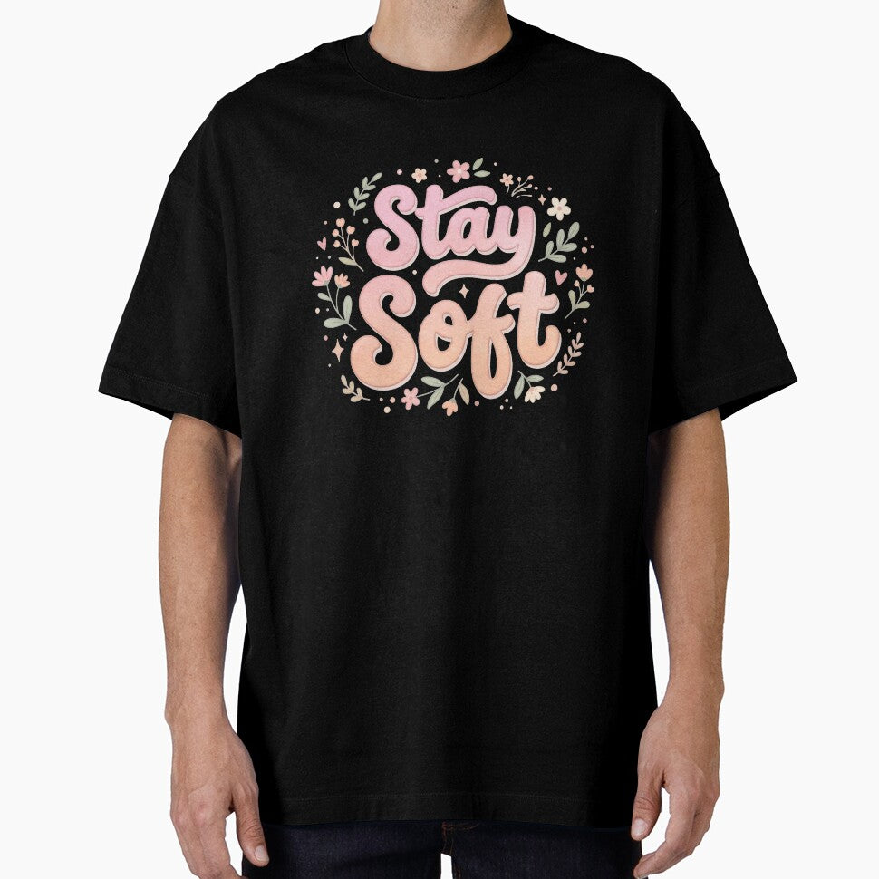 Stay Soft Pastel Typography Design by Quiet Mode Studio