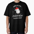 Santa Hat Baseball Christmas Pajama Shirt by GetGoodFit