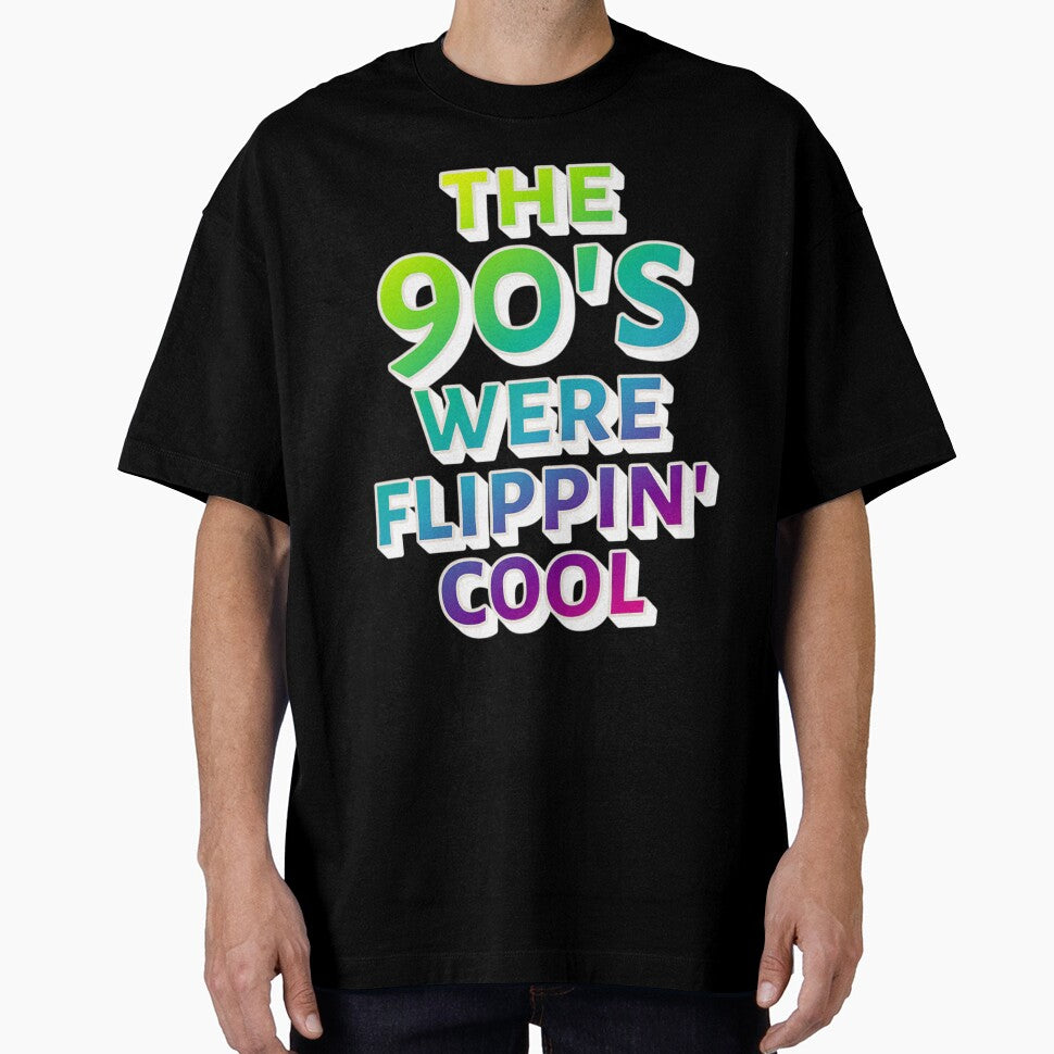 Colorful The 90'S Were Flippin' Cool Ombre Pastel Retro Style Design by ahronmitch4961