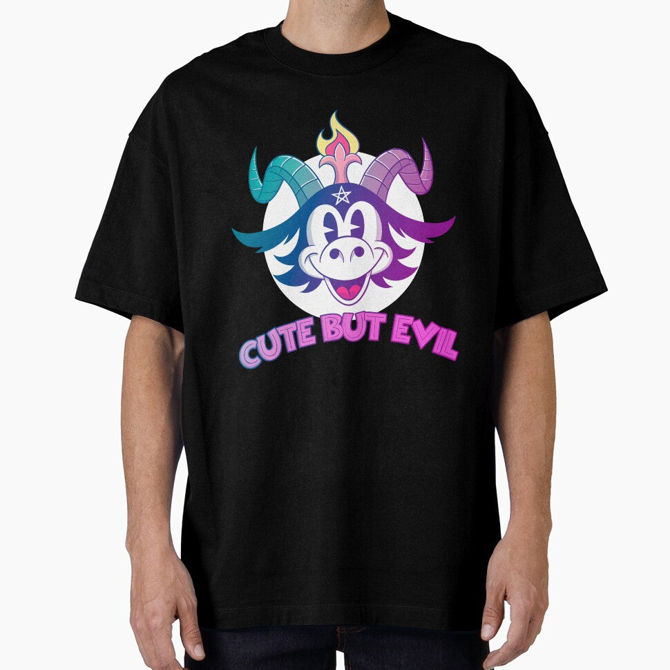 Blackcraft Pastel Goth Baphomet Cute but Evil pink by AlteregoShop