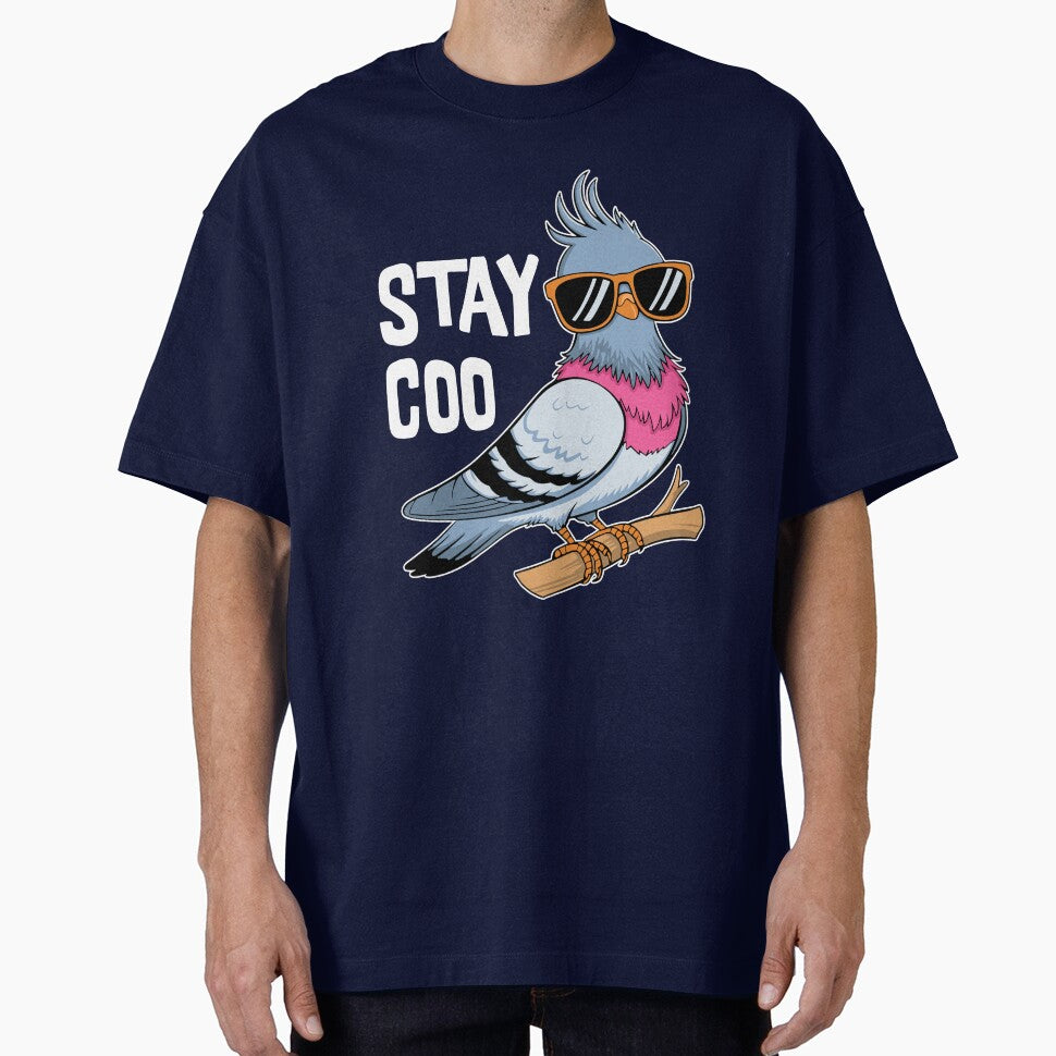 Stay Coo! Cute Pigeon Pun by PMCreative