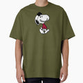 red glass cartoon funny of peanut by willie313