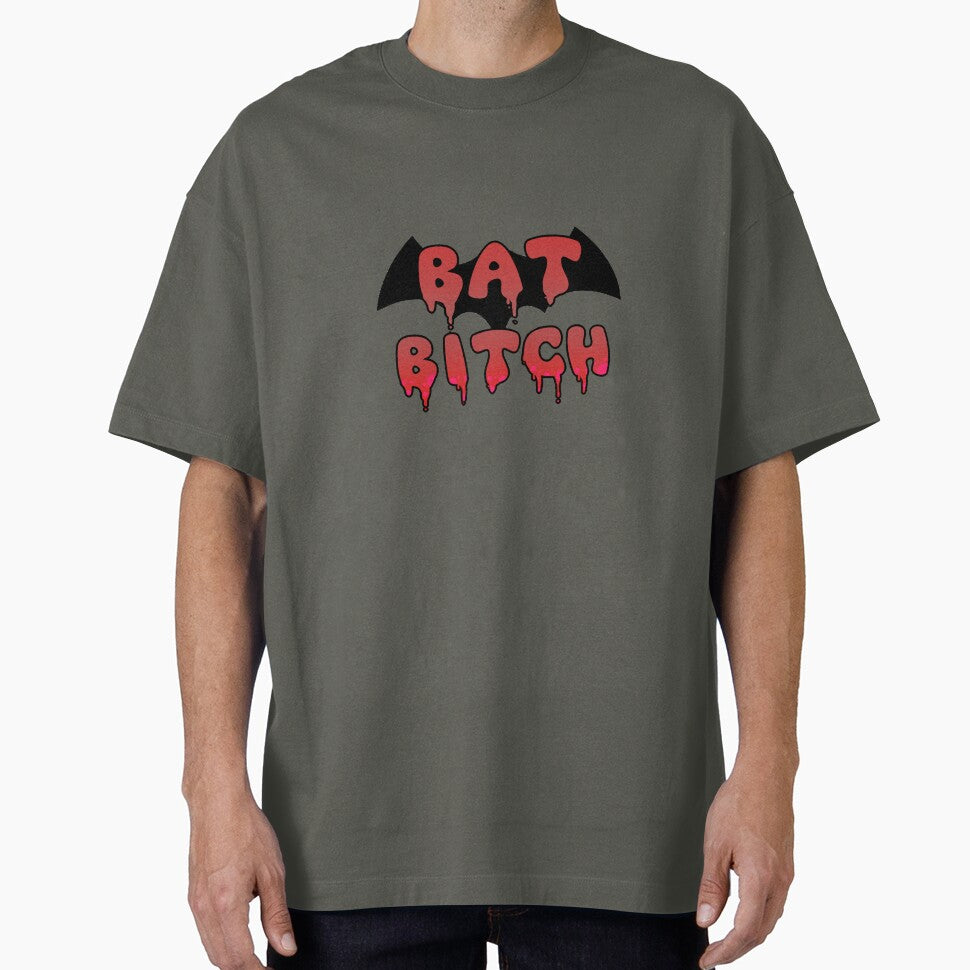 BAT BITCH (red) by cottonlacey