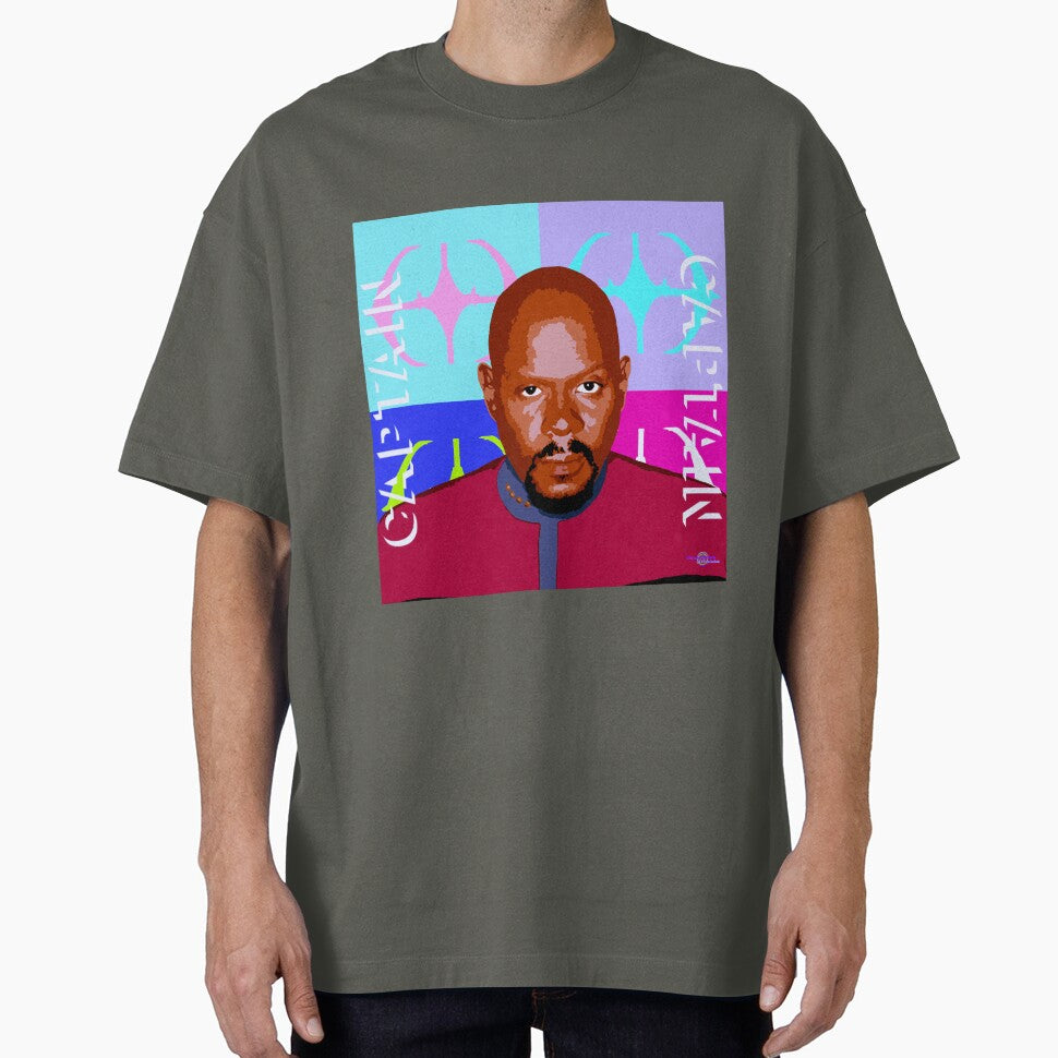 sisko DS9 Pop art quad by Lost Waters of Enceladus