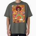 Hippie Style from 60s-70s: Peace and Love Pattern by Arte Cartoon From TagTeam Group