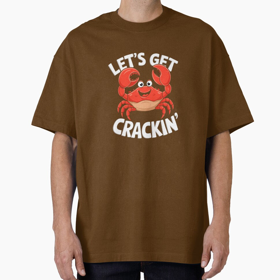 A Cartoon Sea Funny Crab Eater Seafood Lover Crab Premium Tri-blend T-Shirt by ‘Nothing Scares Me’ Store
