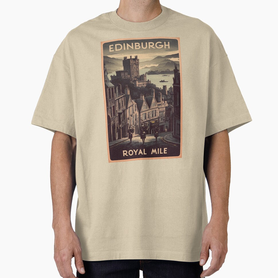 Edinburgh Vintage Travel Poster by TravelerRat