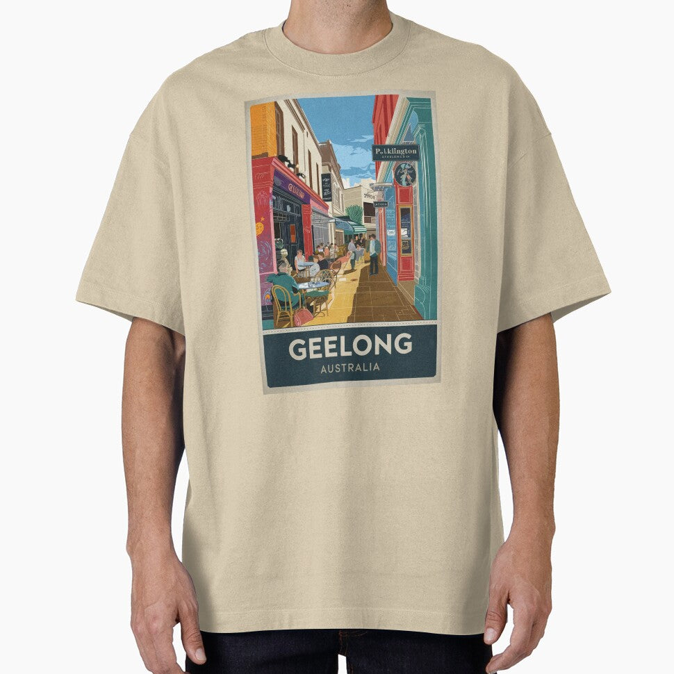 Geelong Vintage Travel Poster by TravelerRat