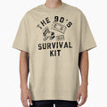Funny 90s Survival Kit Sarcastic Retro Graphic Design for Ladies, Teenagers by Creatiforge