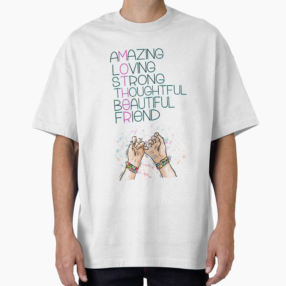 AMAZING, lOVING,Strong, thoughtful, beautiful,friend Inspirational Quote design by creativeideaz